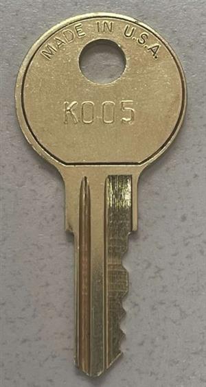 Kimball Office K5 Desk Cabinet Lock Key