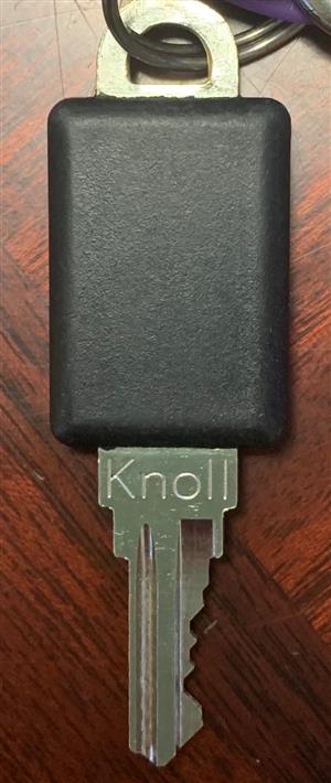 Knoll K Series File Cabinet Keys