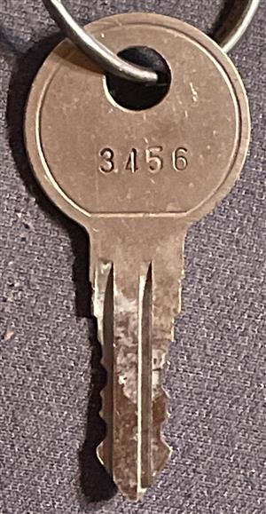 Lowe & Fletcher 3456 Lock Key