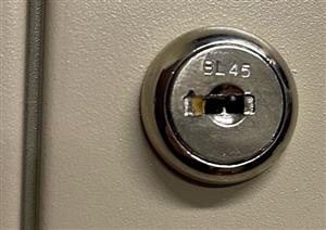 MMF BL45 Cabinet Lock Key