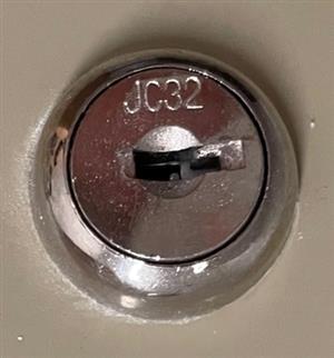 MMF JC32 Document Lock Box Key