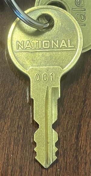 National 001 Key