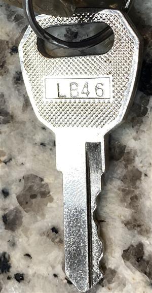 Reese LB46 Hitch Lock Key