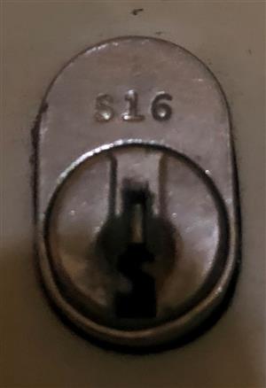 Schwab S16 File Cabinet Lock Key