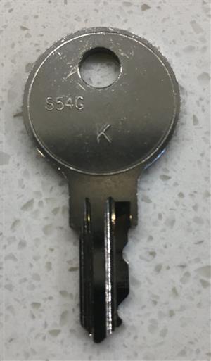 Sentry Safe K Lock Key