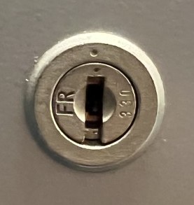 Steelcase FR330 Cubicle Lock Key