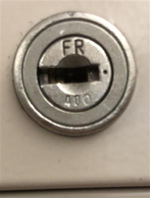 Steelcase FR400 File Cabinet Lock Key