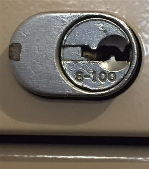 Steelcase S-100 File Cabinet Lock Key