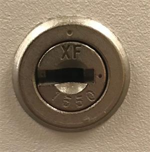 Steelcase XF1550 File Lock Key