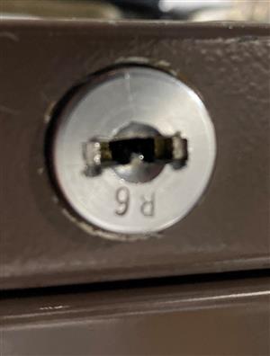 Storwal International B6 File Cabinet Lock Key