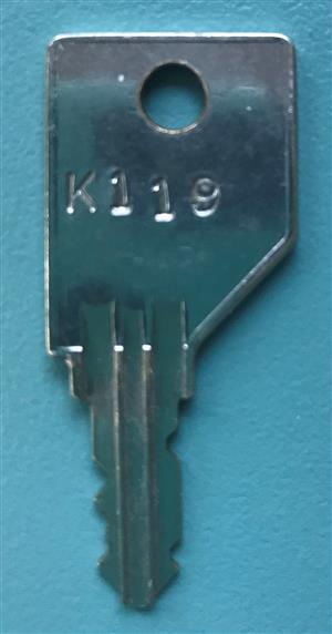 Storwal K119 Lock Key