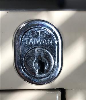 Taiwan 1 File Cabinet Lock Key