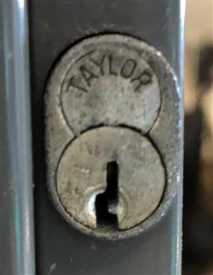 Taylo F12 File Cabinet Lock Key