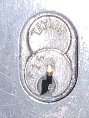 Taylor F15 File Cabinet Lock Key