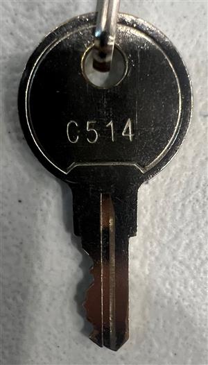 Tennsco C514 Storage Cabinet Key