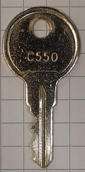 Tennsco C550 Storage Cabinet Lock Key