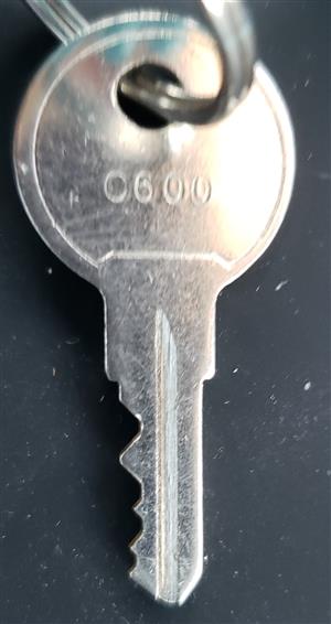 Tennsco C600 Storage Cabinet Key