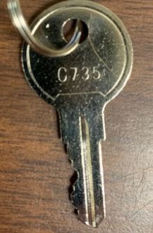 Tennsco C735 Key