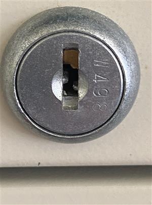 Wesko W498 File Cabinet Lock Key