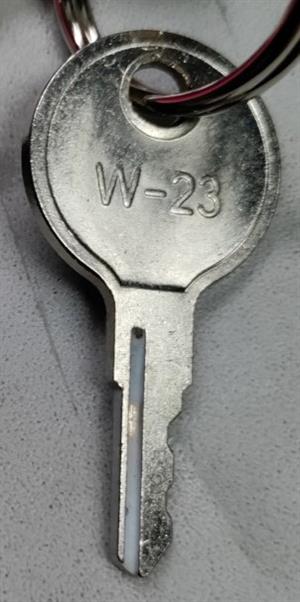 Wind Danbury Ct W-23 Lock Key