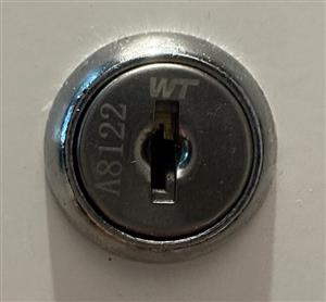 WT A8122 Cabinet Lock Key