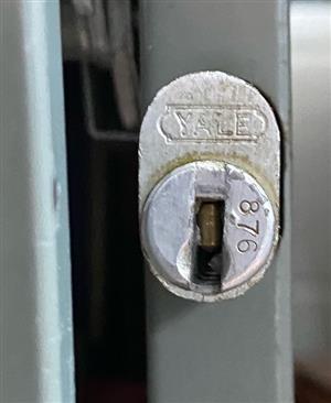 Yale 876 File Cabinet Lock Key