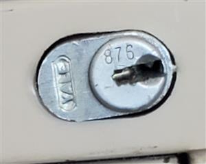 Yale Art Metal HON 876 File Cabinet Lock Key